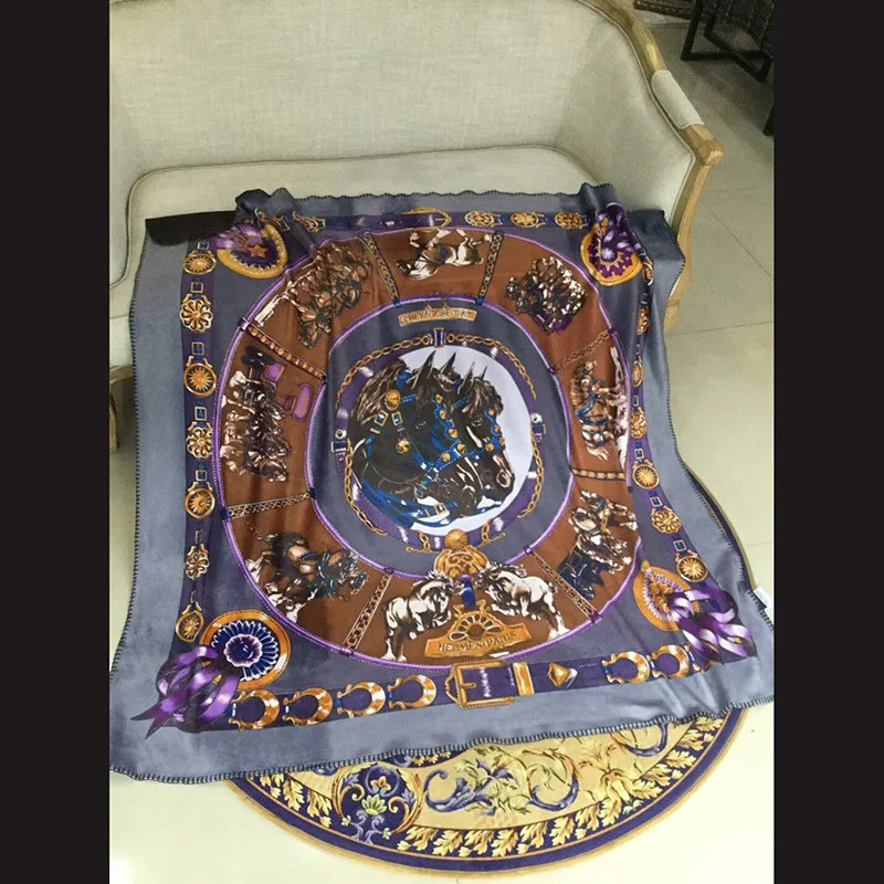 

2019 New Arrival Velvet Blanket For Home and Hotel Using Adult Portable Car Travel Cover Throw