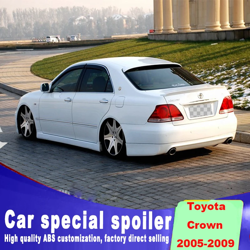 Спортивное издание для 2005 до 2009 Toyota Crown Athlete задний оконный спойлер на крыше DIY panit спрей краска или черный белый цвет