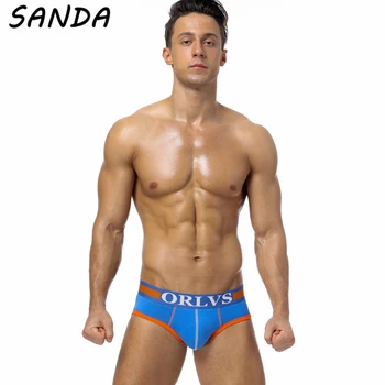 

2020 Fashion Brand Cotton Cueca Gay Underwear Male G-String Jockstrap Mesh Briefs Convex Pants Sexy Men Underwear Dropshipping