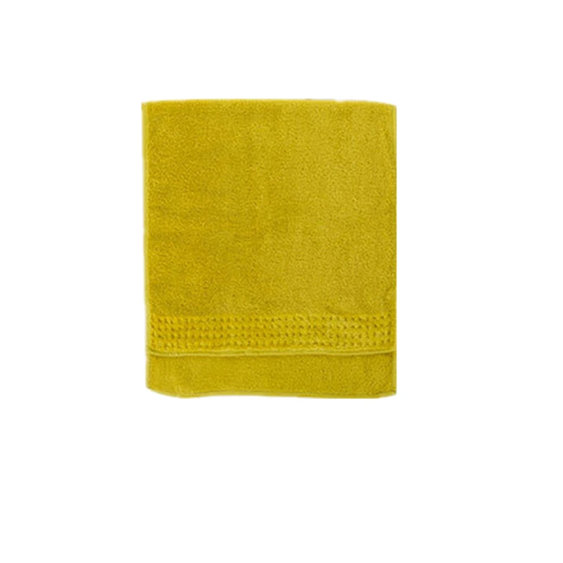 34x75 см, хлопок, одноцветная удобная мочалка для взрослых, для дома, отеля, мягкое впитывающее полотенце для рук, для ванной комнаты, для детей - Цвет: Yellow