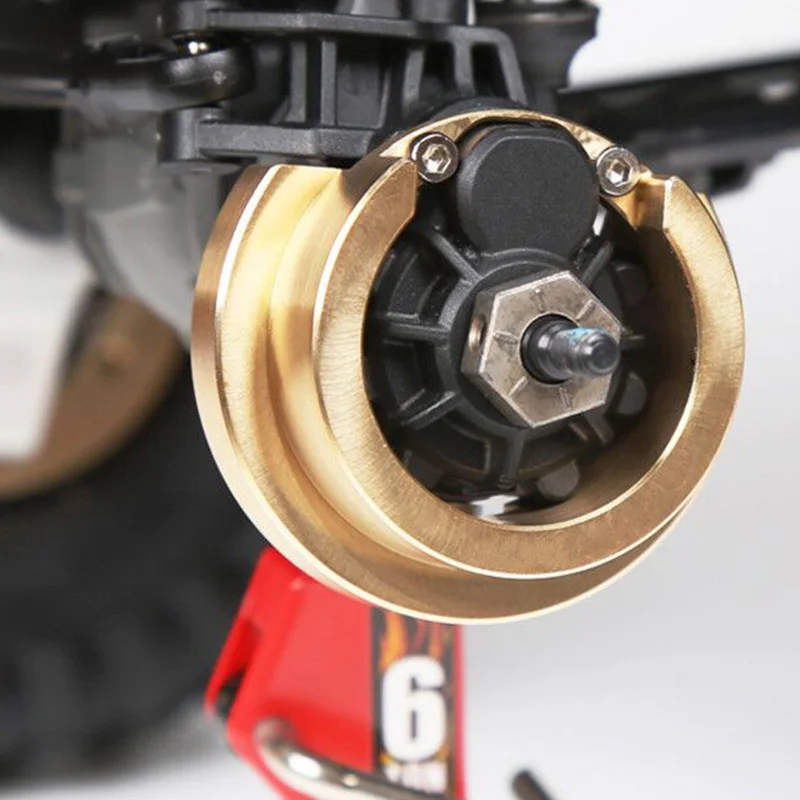 

2Pcs Brass Counterweight Balance Weight For 1/10 Rc Crawler Traxxas -4 Trx4 82046-4
