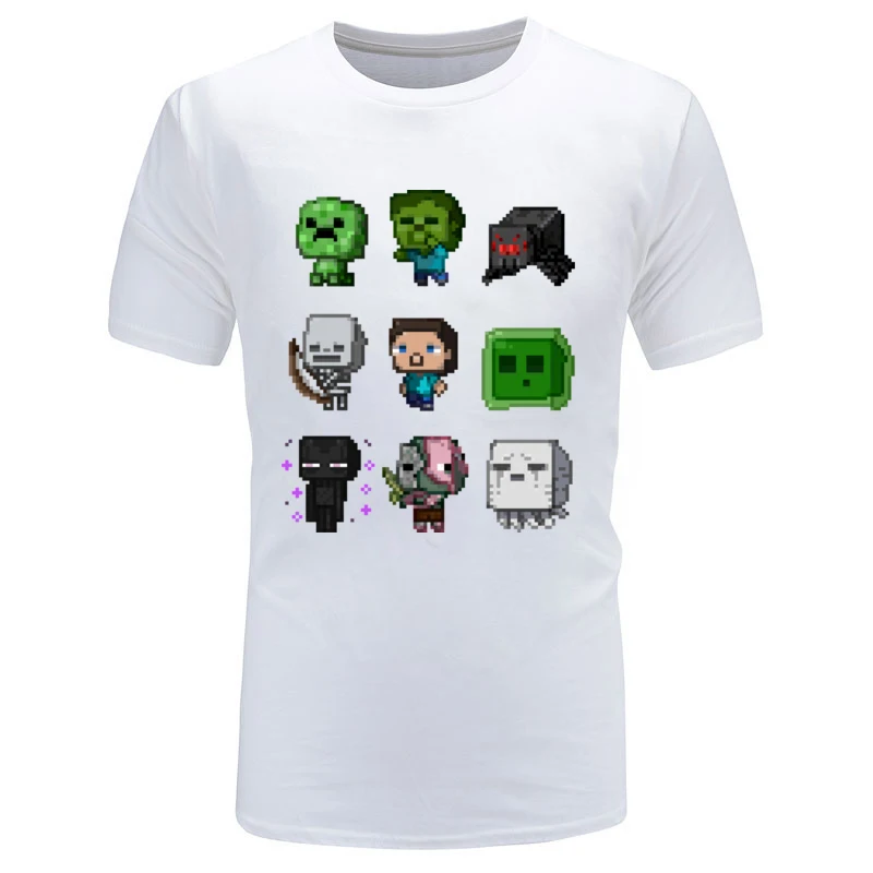 

2019 Newest Funny Tops & Tees Game VideoGame Tshirts Pure Cotton Printed Fashion T Shirts Spring O Neck Tops