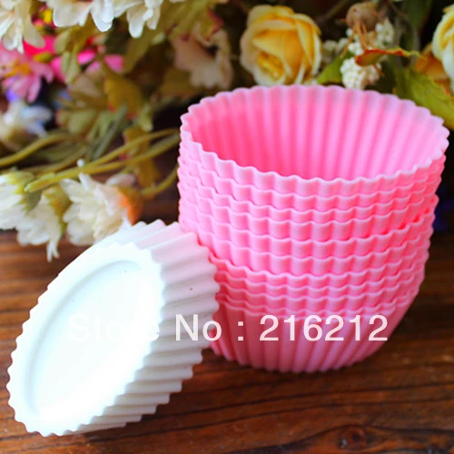 

Oval Shape MaFen Cup Silicone Muffin Cake Cupcake Cup Cake Mould Case Bakeware Maker Mold Tray Baking Jumbo