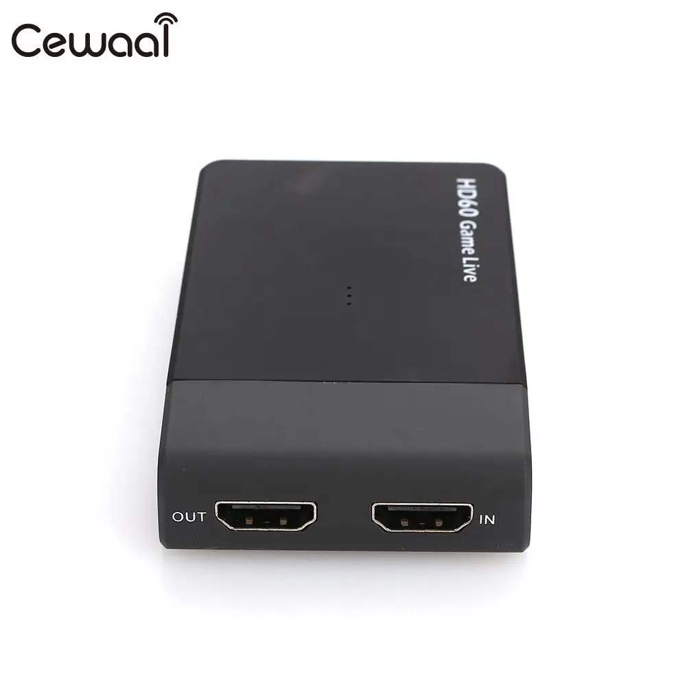 

60fbs Game Capture Recorder Capture Live Streaming Video Recorder USB 3.0 for Xbox 360 One/PS3/PS4 Universal Premium