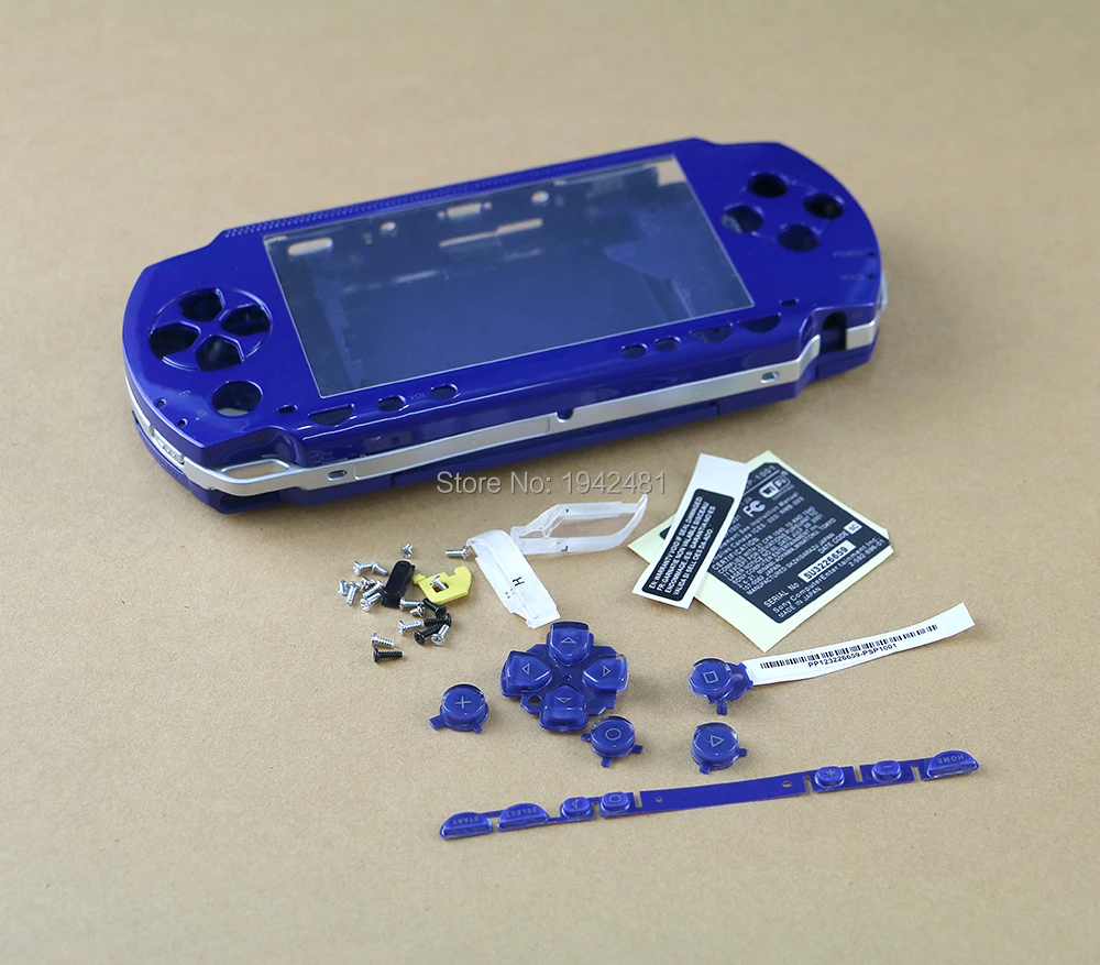 OCGAME многоцветный чехол для PSP 1000 полный корпус сменный набор кнопок лучшее