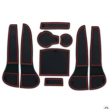 Автомобильный слот-коврик для двери coaster модифицированный Автомобильный интерьер подлокотник коробка Накладка для audi A4L 13-16