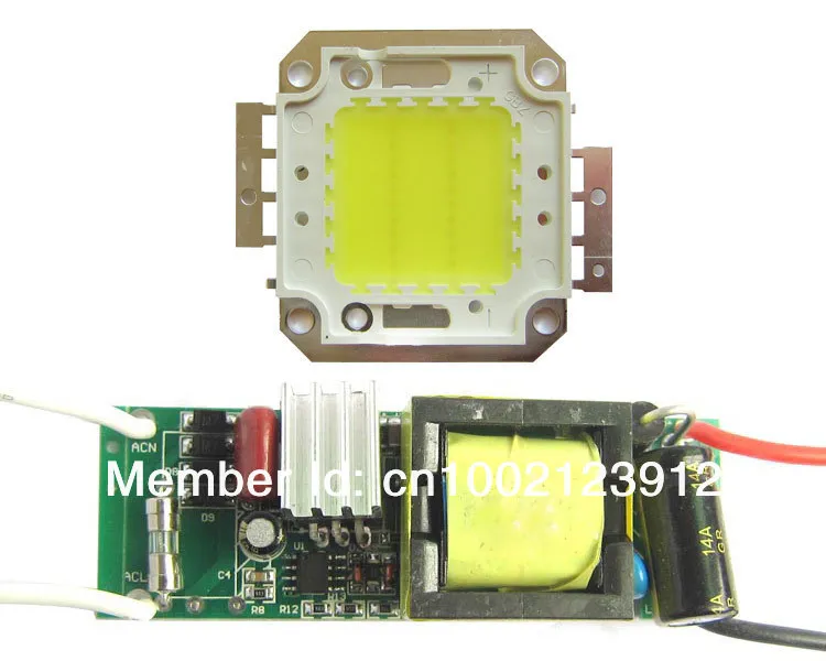 20W SMD LED Cool White 6500K 2000LM Chip with input AC 85~265V Output 32V 600mA Driver | Лампы и освещение