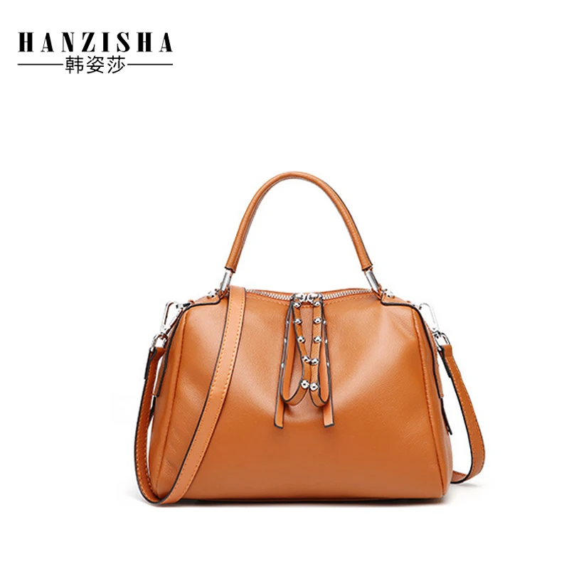 2018 Genuine Leather Women Boston Handbag Luxury Brand Female Bag Famous Designer Woman Shoulder Bag Women Tote Feminina Bolsa 2018 Genuine Leather Women Boston Handbag Luxury Brand Female Bag Famous Designer Woman Shoulder Bag Women Tote Feminina Bolsa