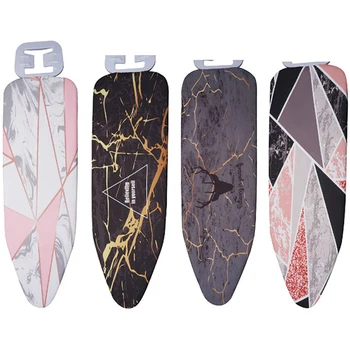 

Fabric Marbling Ironing Board Cover Protective Press Iron Folding For Ironing Cloth Guard Protect Delicate Garment Easy Fitted