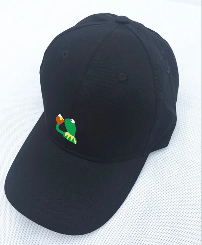 Summer Frog Cartoon Baseball Cap Women Men Unstructuted Hip Hop Caps Unisex Cotton Snapback Basketball Casual Hat CP0021 (5)
