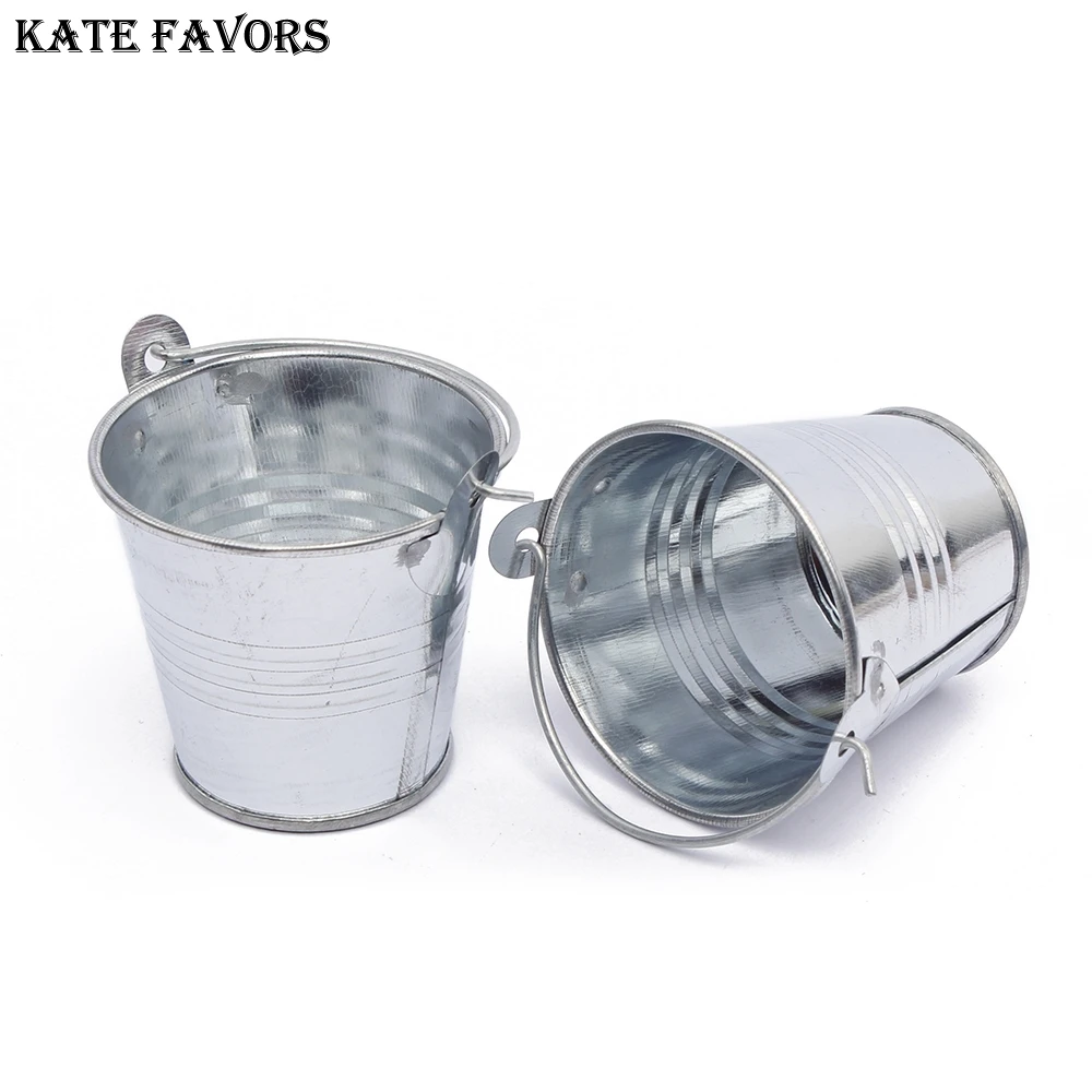 

10Pcs/Lot Mini Cute Chocolate Candy Bucket Keg Bucket Boxes Wedding Buffet Candy Box Supply
