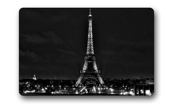 

Christmas Gift Night Paris Eiffel Custom Doormat Home Decor Bedroom Carpet Classic Durable Bathroom Mats #DMN-0065