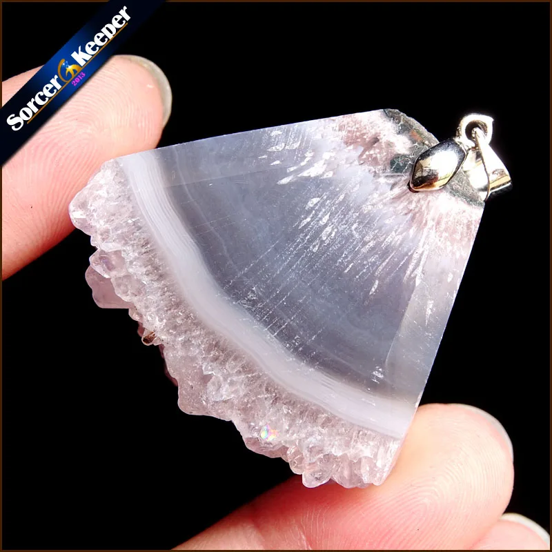 

Women's Collares Gem Natural Amethysts Stone Pendant Necklace Quartz Purple Crystal Jewelry Love's Gift For Girlfriend PS895