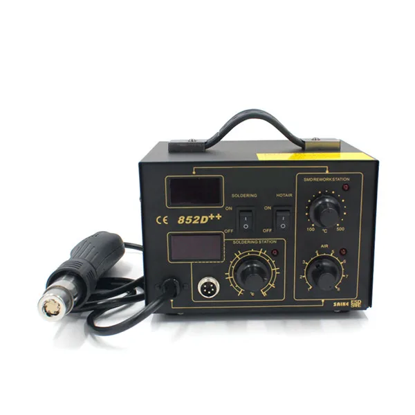 

852D++ 220V ReWork Station Soldering iron Electric ReWork Station with Nozzles