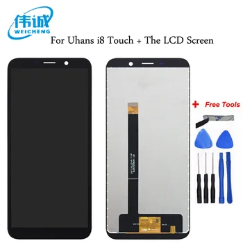 

WEICHENG For 5.7 inch Uhans i8 LCD Display+Touch Screen 100% Tested Screen Digitizer Assembly Replacement Uhans I8+Tools