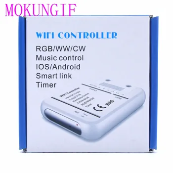 

Original 16Million colors Wifi 5channels RGB/WW/CW led controller smartphone control music and timer mode wifi led controller