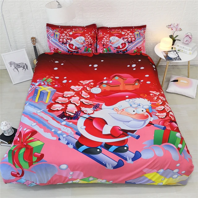 Hy Christmas Bedding Single Twin Double Full Queen King Cal Hy Christmas Bedding Single Twin Double Full Queen King Cal Size Pillowcases Kids Duvet Cover