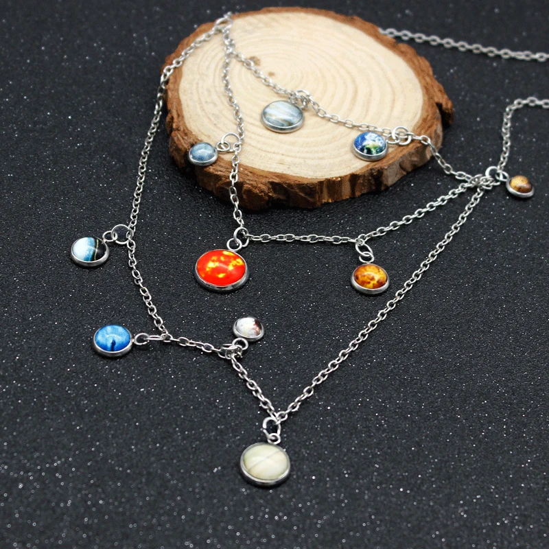 Инновационное Звездное элегантное многослойное колье Многослойная солнечная