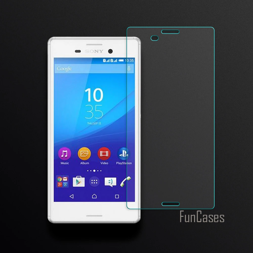 2.5D с округленными изогнутыми краями Экран для Sony Xperia M4 Aqua E2303 E2333 E2353 закаленное