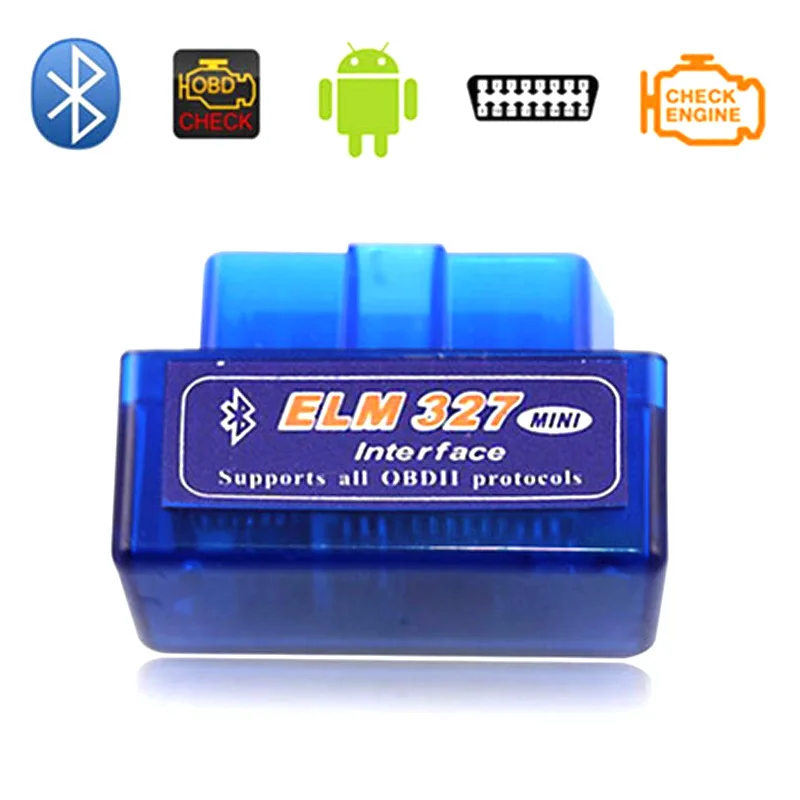 Супер Мини ELM327 Bluetooth интерфейс V2.1 OBD2 II автоматический диагностический инструмент ELM 327 работает на Android Крутящий момент/ПК