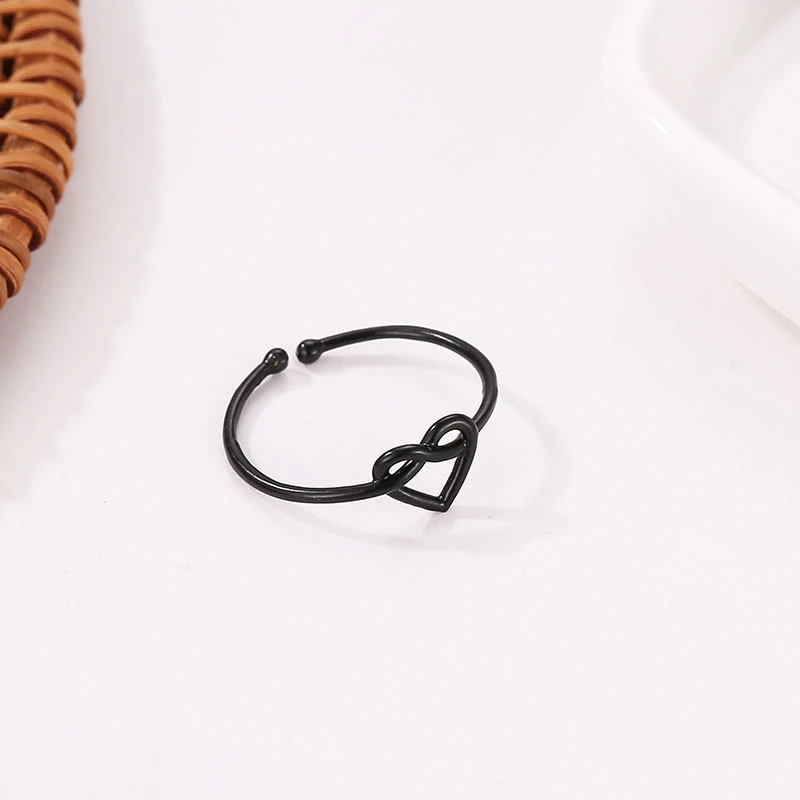 Женское кольцо с сердечком Love Knot Infinity обручальные кольца из кельтского сплава