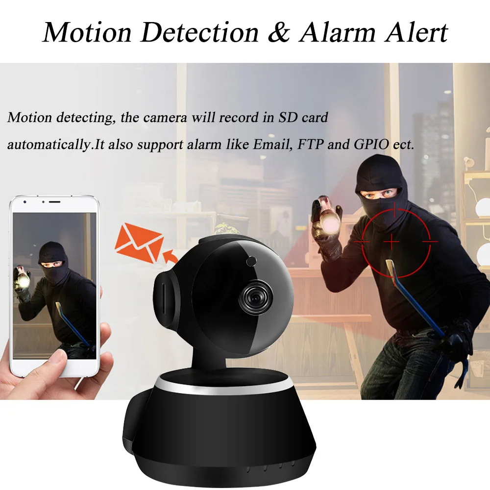 IP камера Wifi 1080P Мини CCTV Домашний Детский монитор P2P двухсторонняя аудио