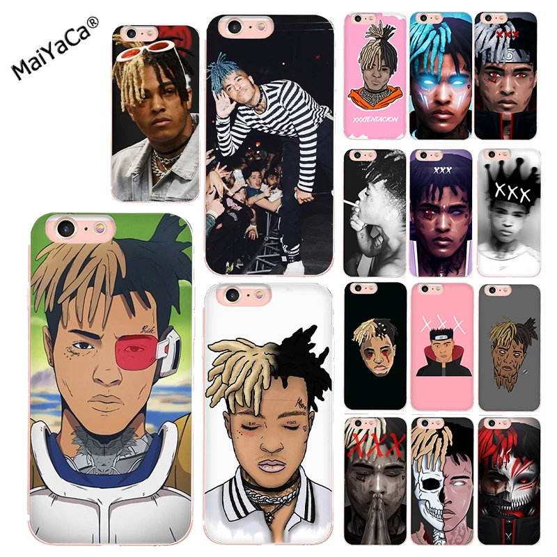 Ультратонкий силиконовый чехол MaiYaCa Xxxtentacion для iphone SE 2020 11 pro 8 plus 7 66S 5s XS XR MAX