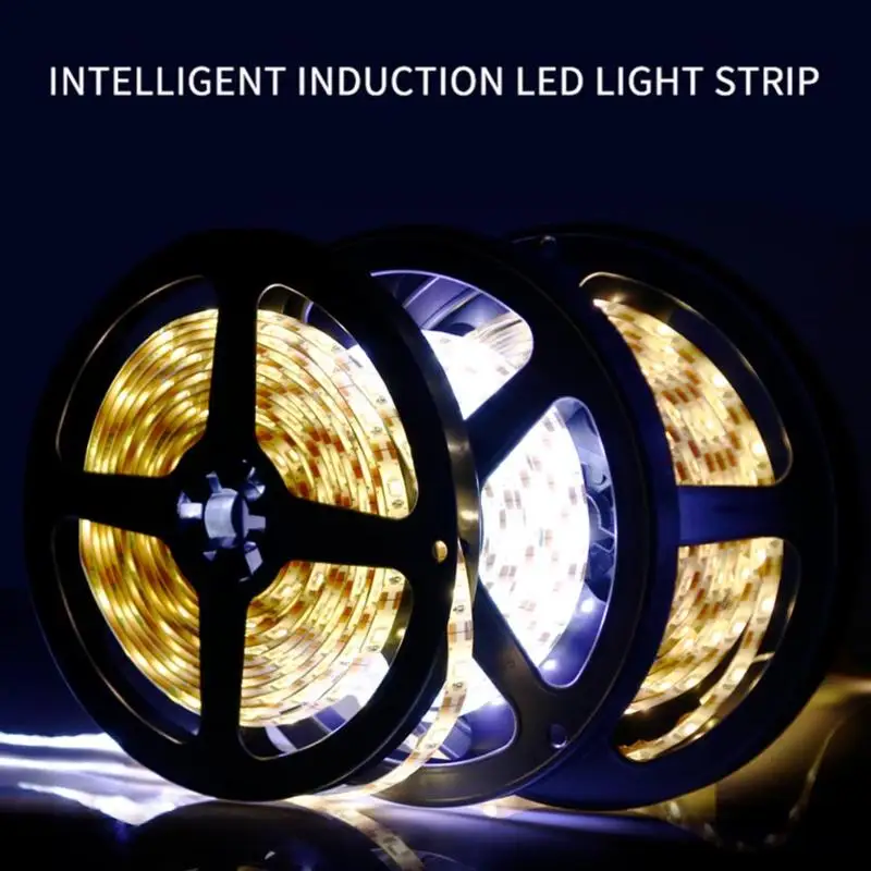 

Bed Lamp DC 6V PIR Motion Sensor LED Strip Light 1m 2m 3m Under Cabinet Closet Lamp Tape for Home Bedroom
