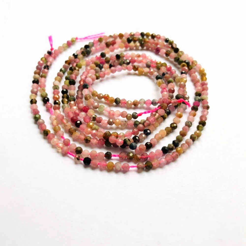 Wholesale Lot natural gemstone 2 mm 3 mm 4 mm minuscule petit Spacer Loose Beads 15" 