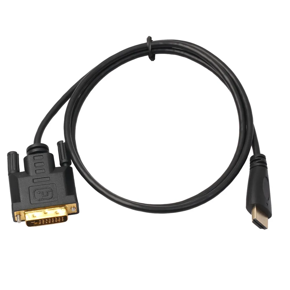 1 м HDMI к DVI папа к 24+ 1 DVI-D папа адаптер видео кабель позолоченный 1080P для HDTV DVD проектор высокая скорость# LR2