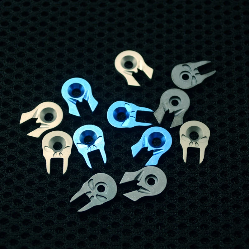 

1 Pc High quality titanium alloy sandblasting anodizing technology push knife button nail shaft for CQC ZT EM series