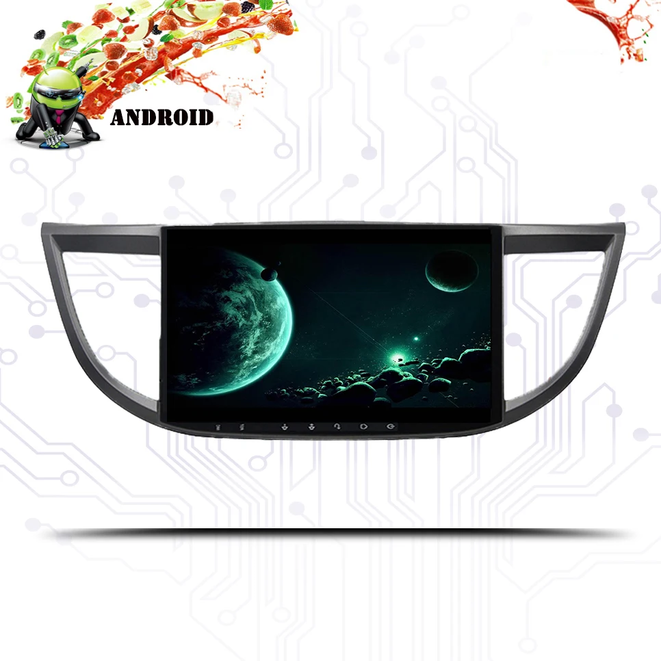 Flash Deal Android 9.0 Octa 8 Core 4GB RAM 64GB Car DVD Player GPS Navigation For HONDA CRV 2012-2015 Headunit Autoradio WIFI Tape Recorder 3