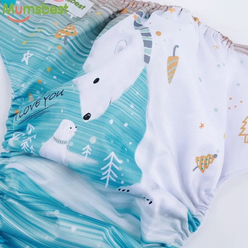 [Mumsbest] детские тканевые подгузники 2019 самые популярные цифровые вкладыши из