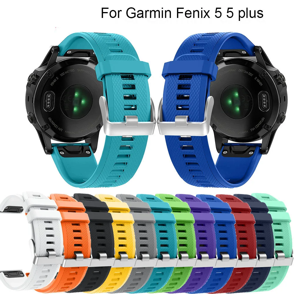 Ремешок силиконовый спортивный для смарт часов Garmin Forerunner 945 935|Ремешки часов| |