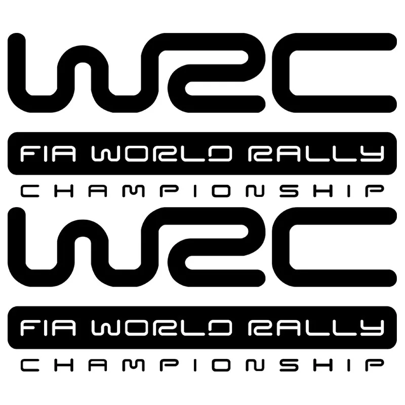 

1 Pair Fashion Personality Creative WRC Racing development Whole Body Car Sticker Car-Styling For All Car Car styling