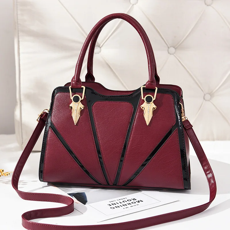 

2019 High Quality Fashion Embossed High Quality Leather Ladies Shoulder Bag Brand Luxury Handbags Handbags Designer Ladies Bag