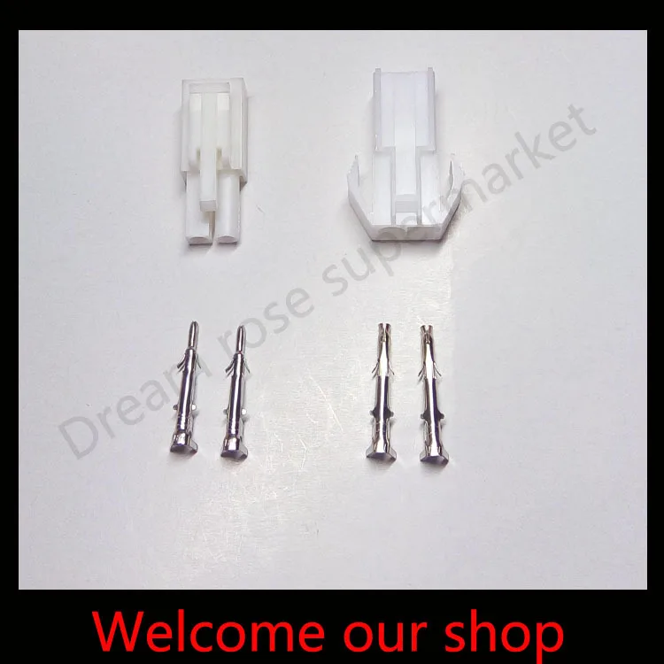 

20sets 2 Way EL-2P Series Multipole Connectors,Electrical wire connector types Male Female jack plug for Car Free shipping