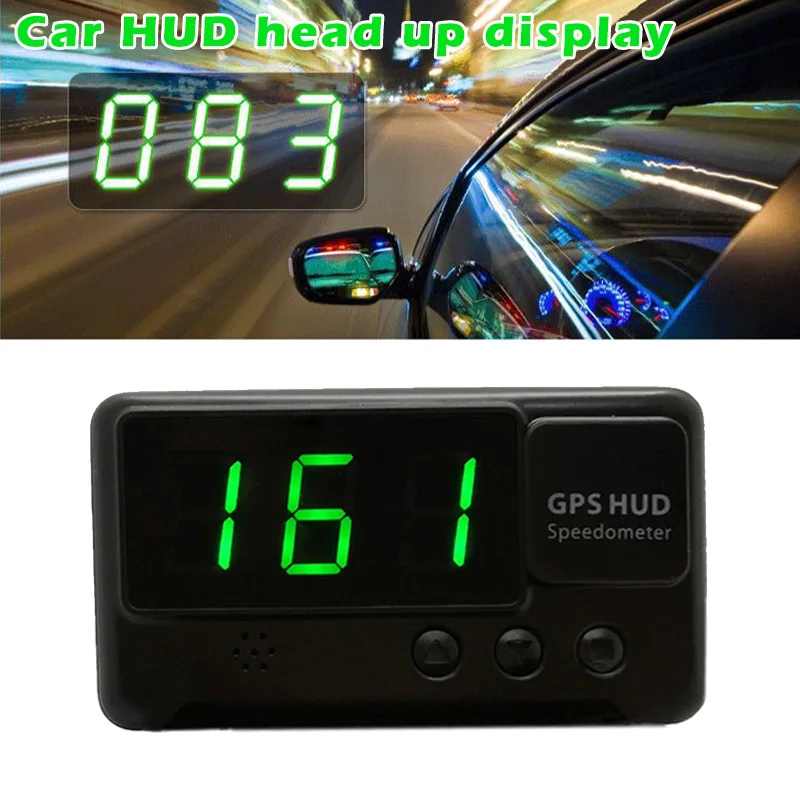 Универсальный Автомобильный GPS измеритель скорости HUD Дисплей Цифровой