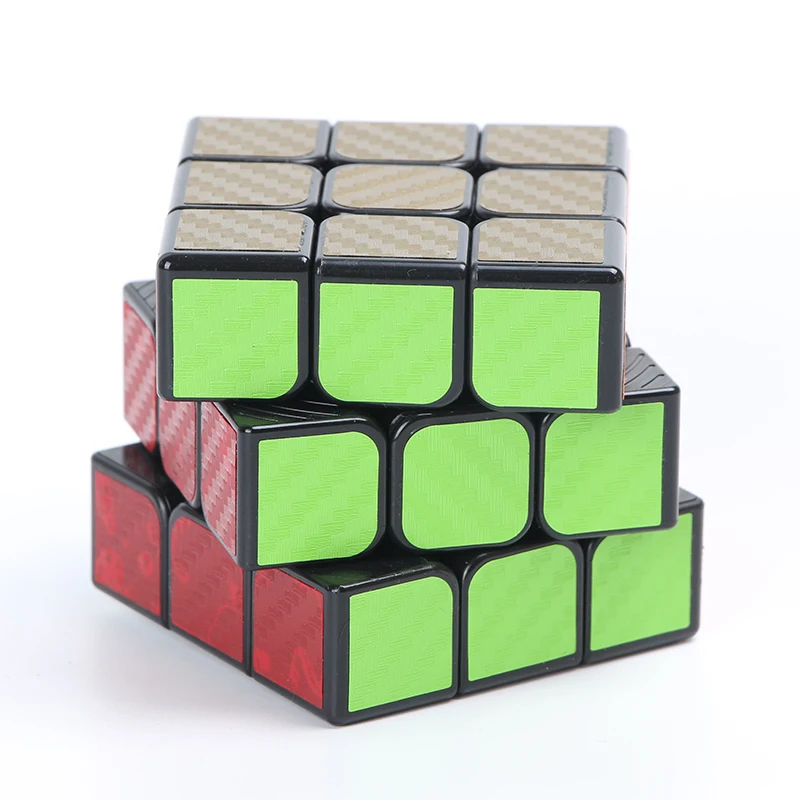 3x3x3 магический куб головоломка скоростной куб игровой Кубик из углеродного волокна материал куб для детей и взрослых Развивающие игрушки подарки