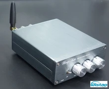 HIFI Bluetooth 4.0 Digital Amplifier 2X50W TPA3116 LM1036 Tone Adjustable CSR8630 No Including Power Supply Silver Free Shipping