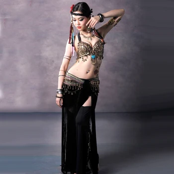 

Tribal Belly Dance Costumes Set Bra&Waist Belt&Pants Stage Wear Performance Costume Clothing For Belly Dancing Danse Tribale