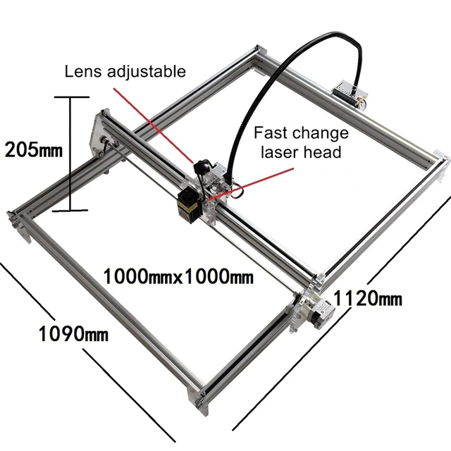 Cheap 100*100cm Mini 500MW 1000MW 2500MW 10W Blue CNC Laser Machine DC 12V DIY Engraver Desktop Wood Router/Cutter + Laser Goggles Cheap 100*100cm Mini 500MW 1000MW 2500MW 10W Blue CNC Laser Machine DC 12V DIY Engraver Desktop Wood Router/Cutter + Laser Goggles