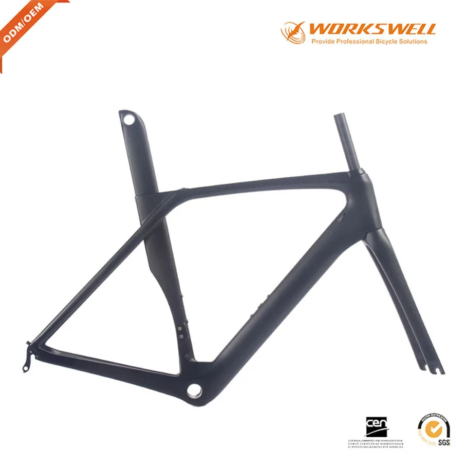 Carbon road bike frame customized painting aerodynamic carbon frame