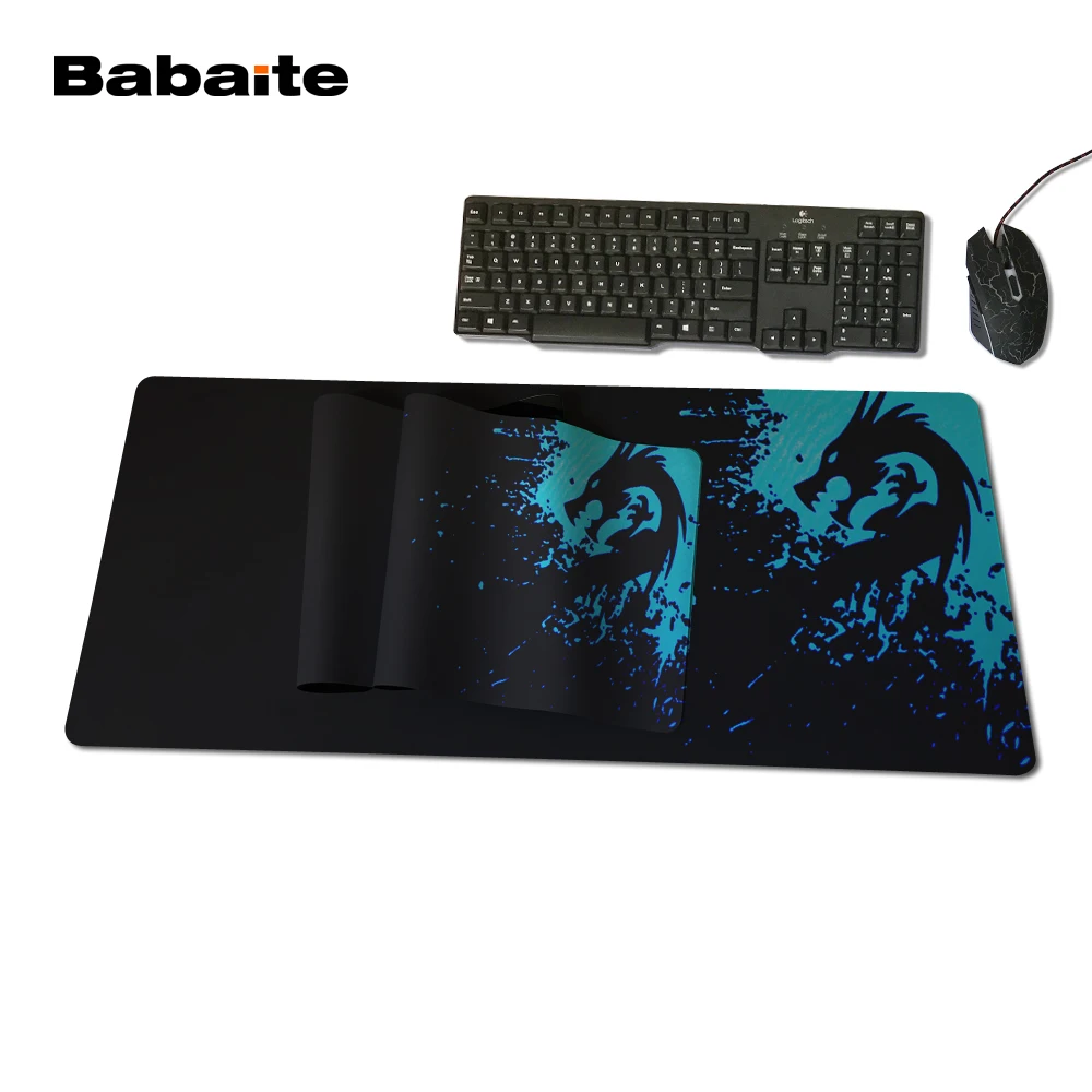  Babaite Speed Version Large Gaming Mouse Pad Gamer Locking Edge Mouse Keyboards Mat Grande Mousepad