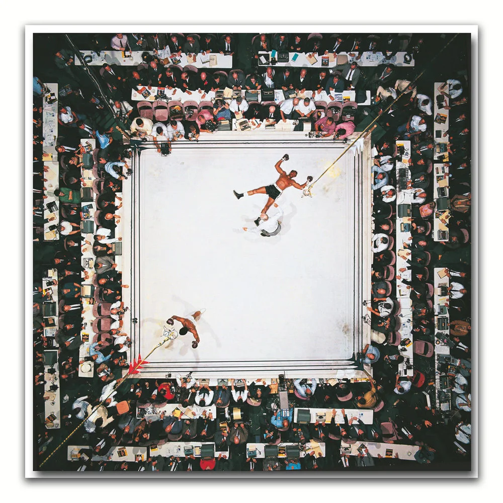 TX065 горячий Мухамед Али vs Sonny Liston Классическая боксерская боевая игра 24x24 &quotA3 A4
