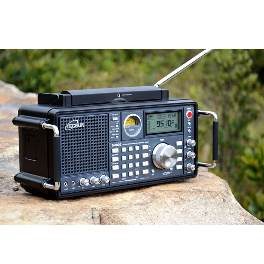 TECSUN S 2000 любительский Настольный радиоприемник SSB двойной преобразователь FM/MW/SW/LW