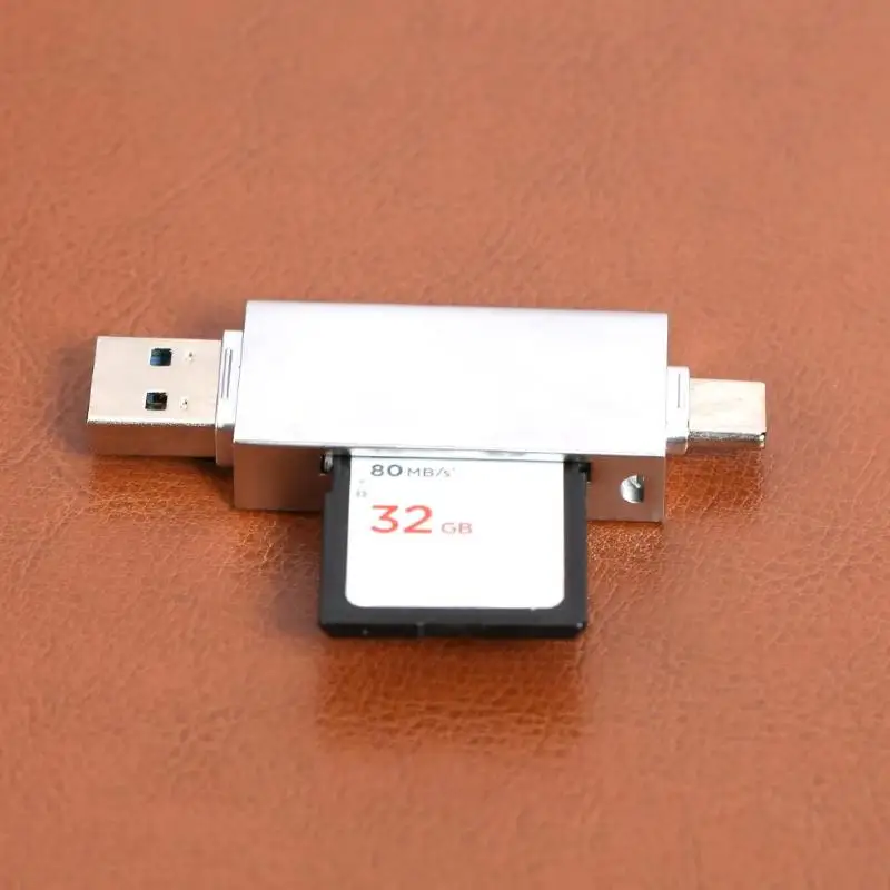 Устройство для чтения карт памяти USB 2,0+ Тип C OTG TF карта адаптер для Android телефон планшет ПК компьютер