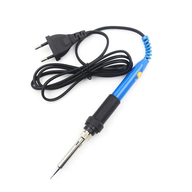 New Arrive EU Plug 220V 60W Adjustable Temperature Electric Soldering Iron Pen Handle Solder Station Tool Welding Repair Rework hot stapler plastic repair