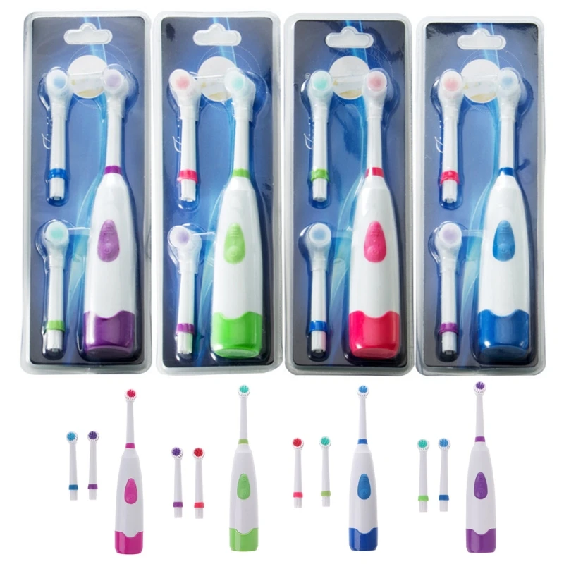 Waterproof Rotating Electric Toothbrush With 3 Brush Head Waterproof Rotating Electric Toothbrush With 3 Brush Head