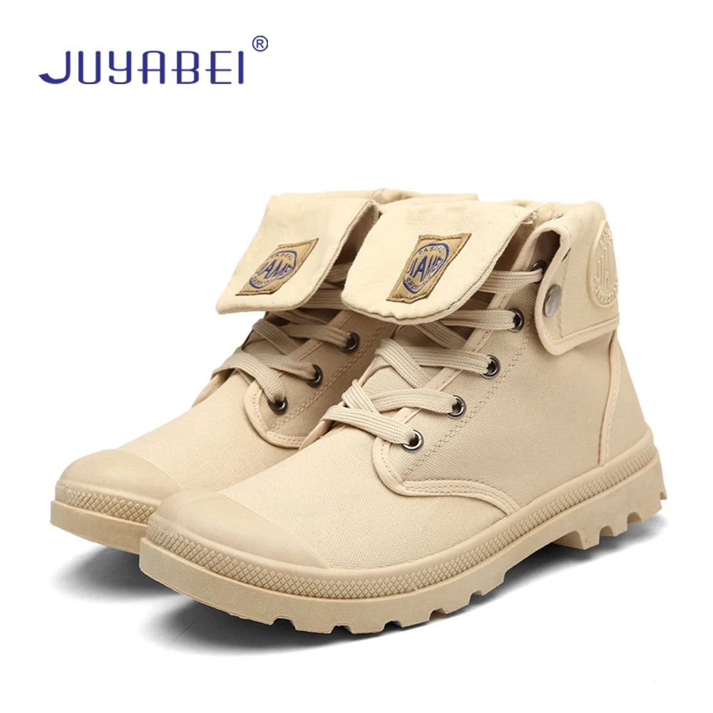 

Large Size Military Shoes Martin Boots Trend Canvas Tooling Military Boots England High To Help Casual Men's Military Boots